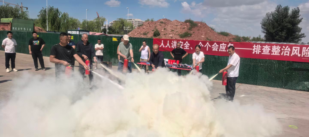 以练筑防守安全  空港物流园区扎实开展九小场所消防应急演练